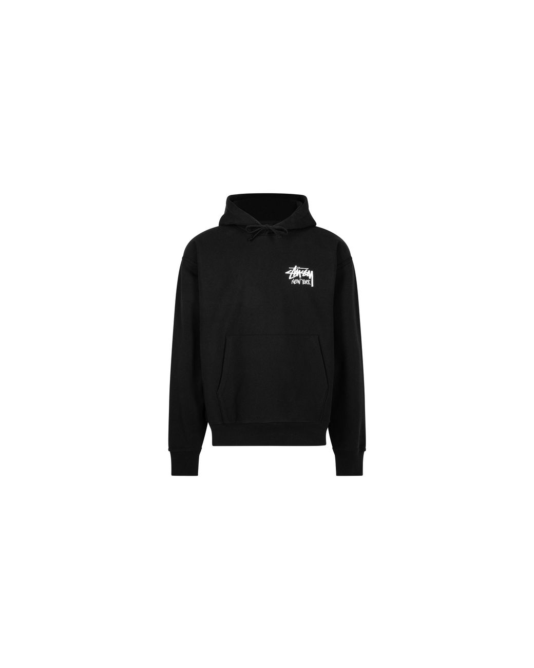 Stussy Black Basic Hoodie "New York Exclusive for men