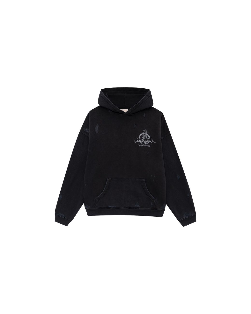 Vital Black Hope Sick Hoodie Vt004" for men