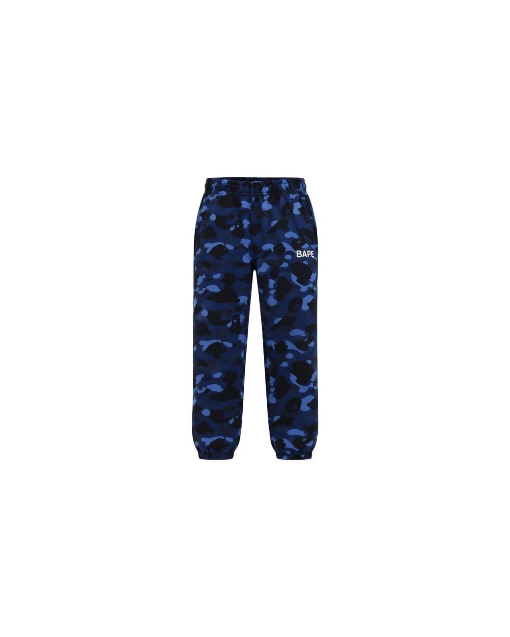 A Bathing Ape Blue Color Camo Sweatpants "Fw21 for men