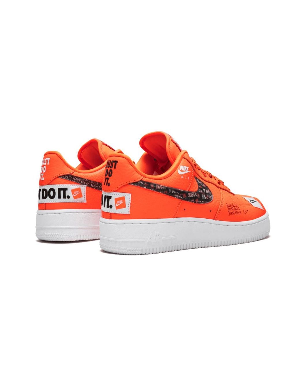 Nike Red Air Force 1 '07 Prm Jdi "Just Do It" Ar7719 800" for men