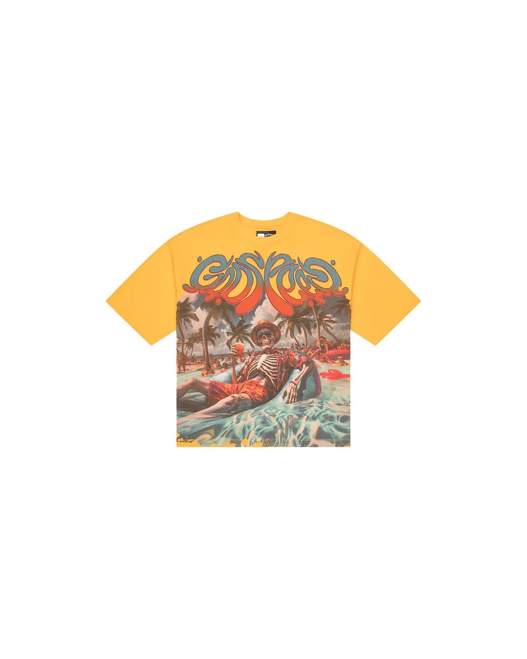 GODSPEED NEW YORK Black Pool Party T-Shirt Wash" Gs Tee 42276 K7L" for men