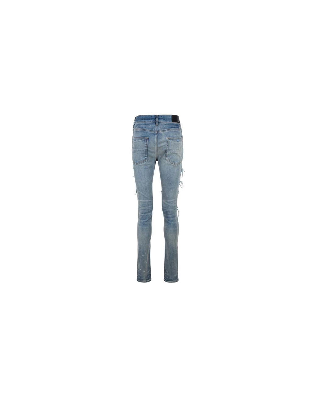 Amiri Black Clay Cotton Distressed Pj Thrasher Jeans Mds063408" for men