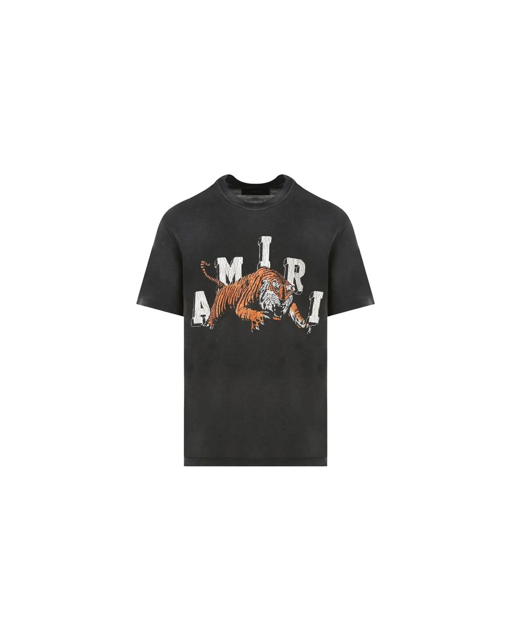 Amiri Black Vintage Tiger T-Shirt Pf23Mjg006 001" for men