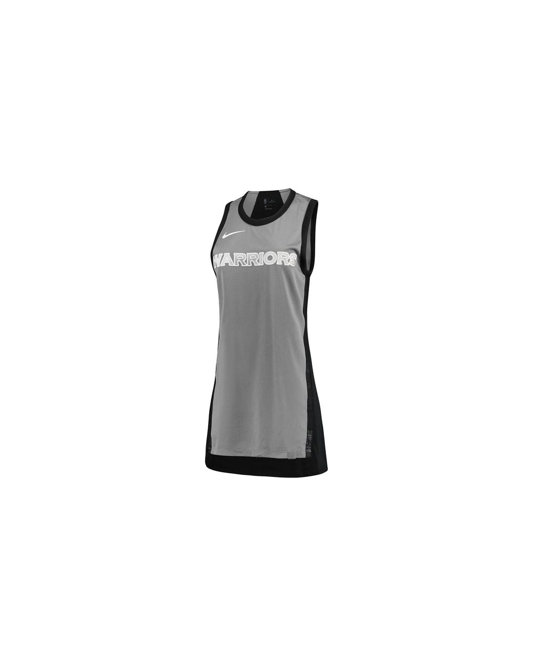 Nike Black Nba Golden State Warriors Spring Jersey Long Tank Top 920485 036"