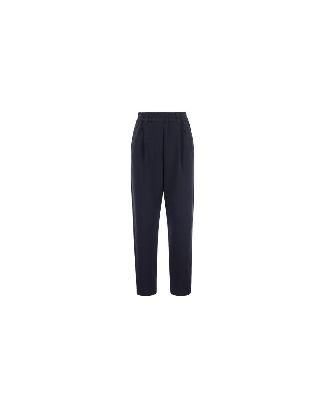 Brunello Cucinelli Black Tailored Trousers With Pleats Brun191"
