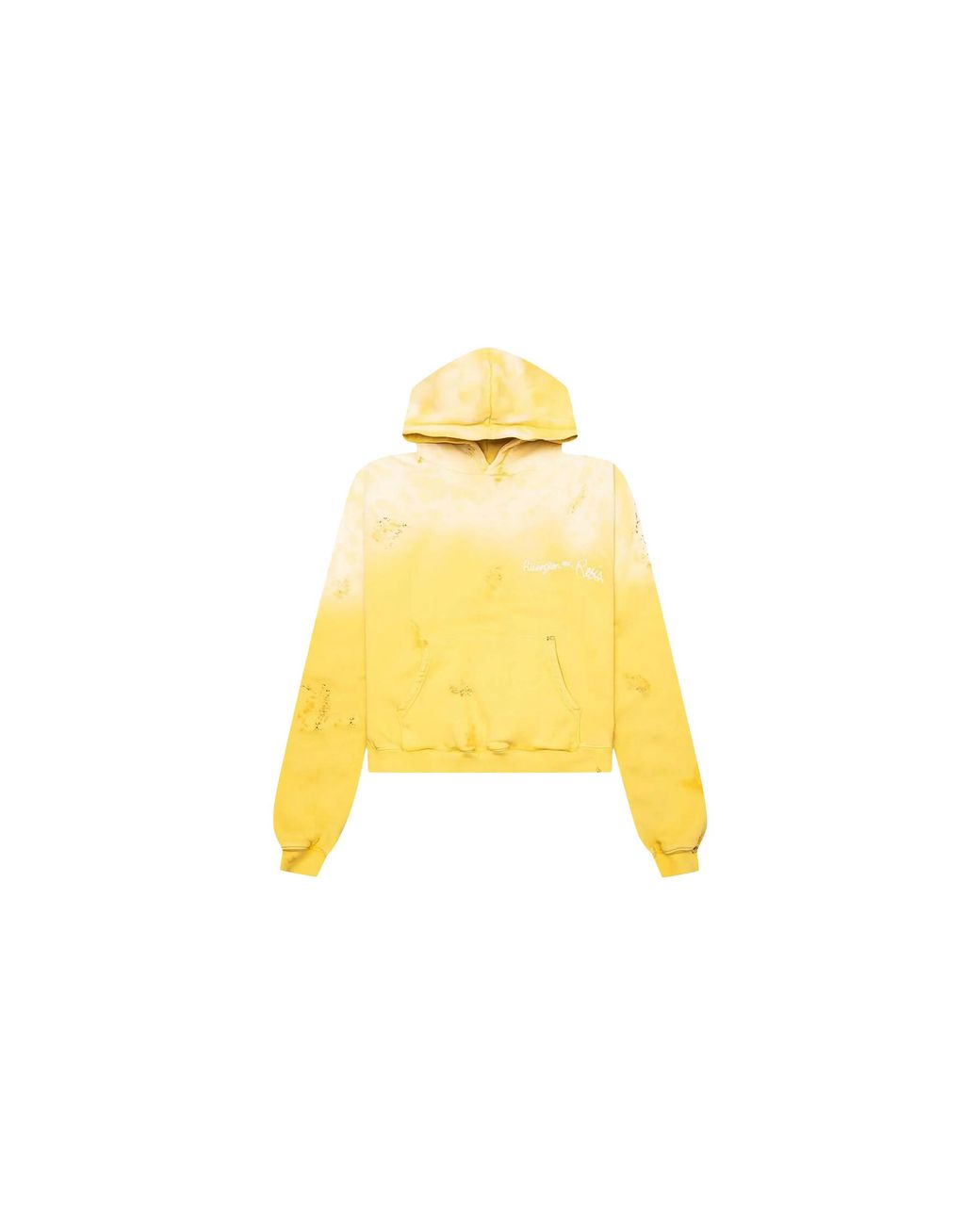 RIVINGTON Yellow Gym Bag Cva Hoodie "Washed" Gmbg Hd37 Wash" for men