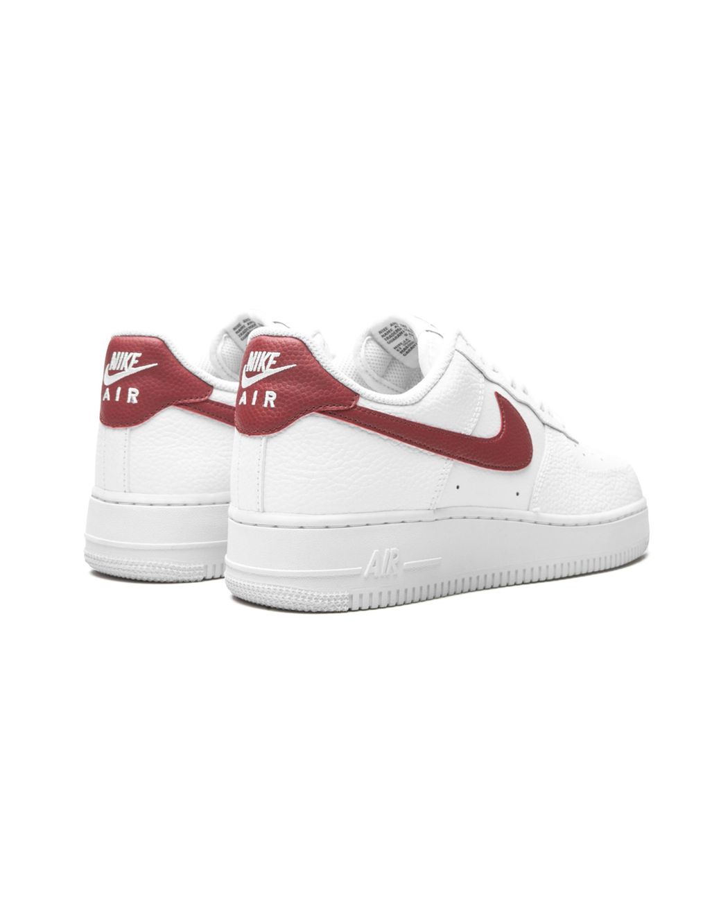 Nike Black Air Force 1 '07 Low "Team" Cz0326 100" for men