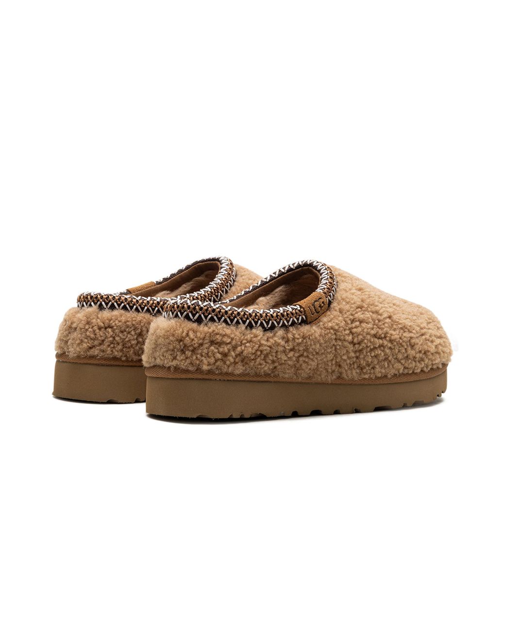 Ugg Brown Tasman Maxi Curly Slipper "Chestnut" 1158356 Che"