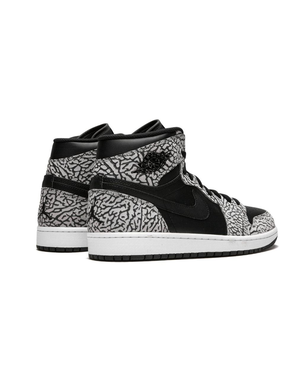 Nike Black Air 1 Retro High "Elephant Print" 839115 013" for men