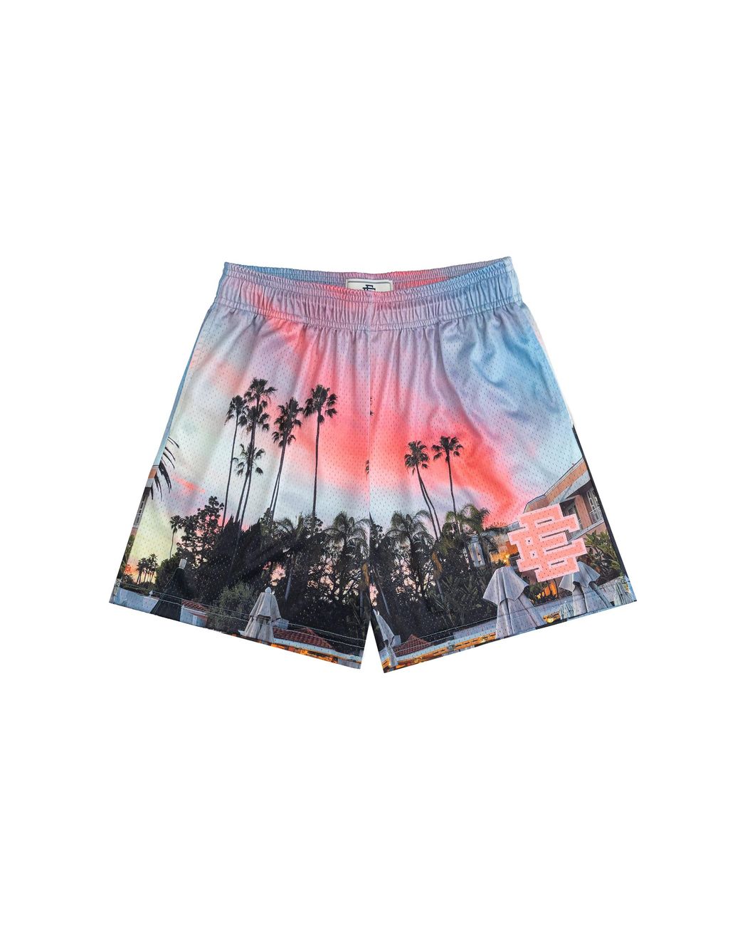 Eric Emanuel Black Ee Basic Short "Sunset Palm Tree" Ee985" for men