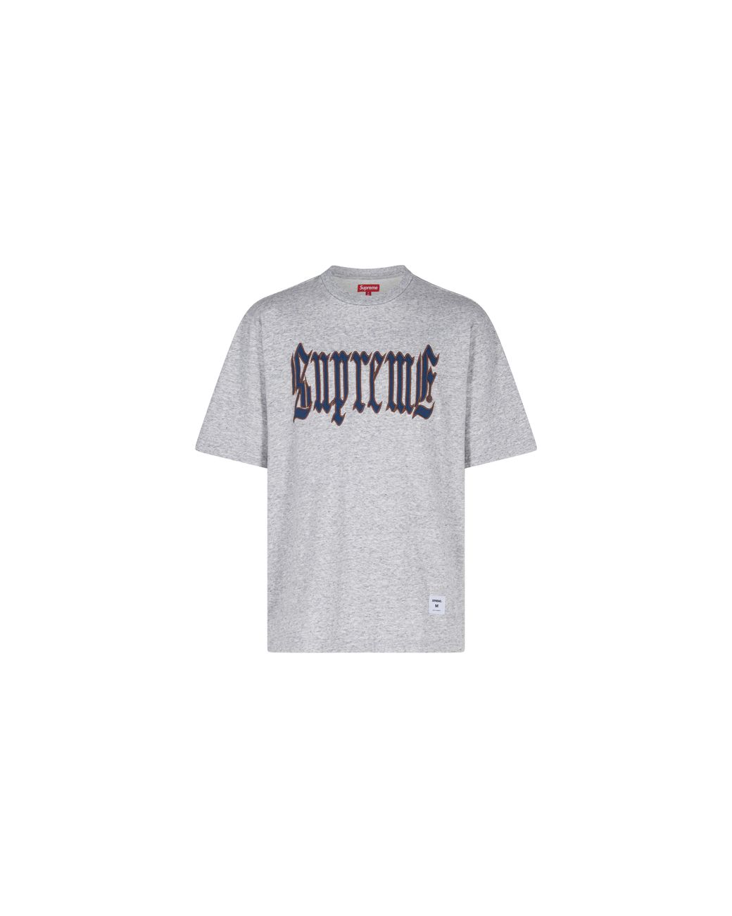 Supreme Black Old English S/S Top "Ss24" Su446"