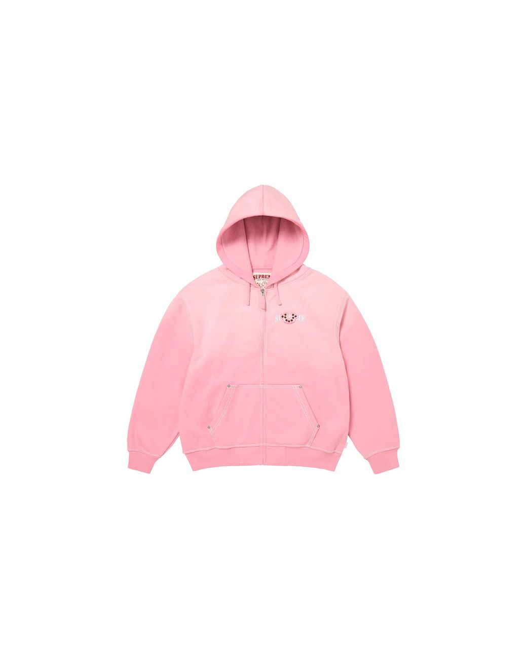 Supreme Black True Religion Zip Up Hooded Sweatshirt "Fw25