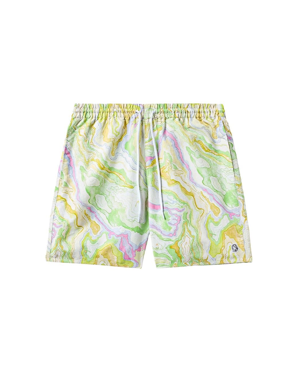 BBCICECREAM Green Nylon Birdie Shorts 851 3105 Multi" for men