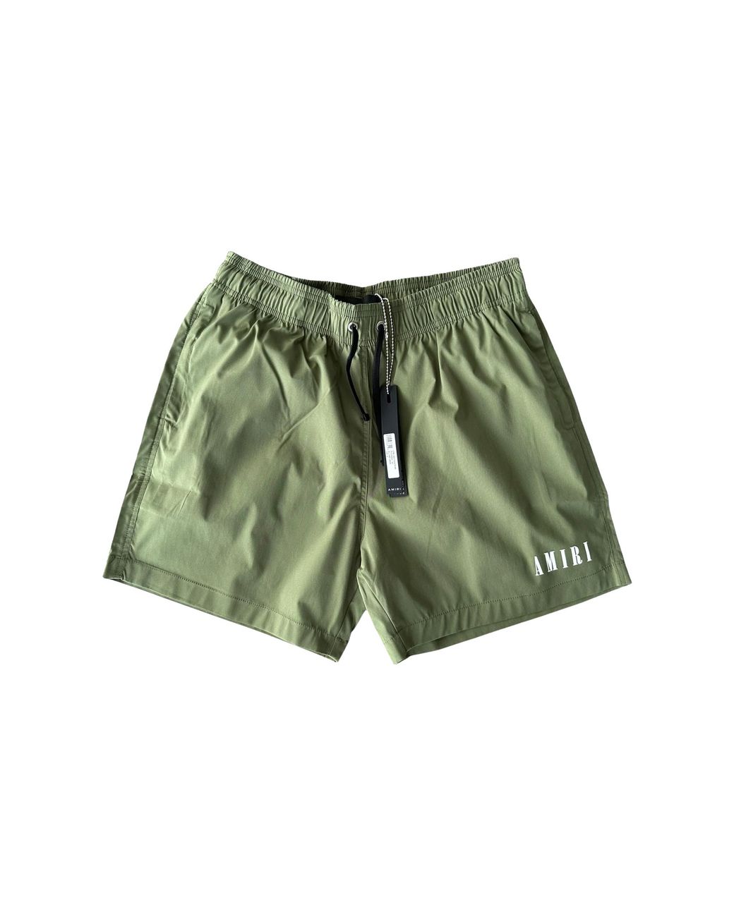 Amiri Green Core Logo Swimshorts "Military" Pf22Msb001 301" for men