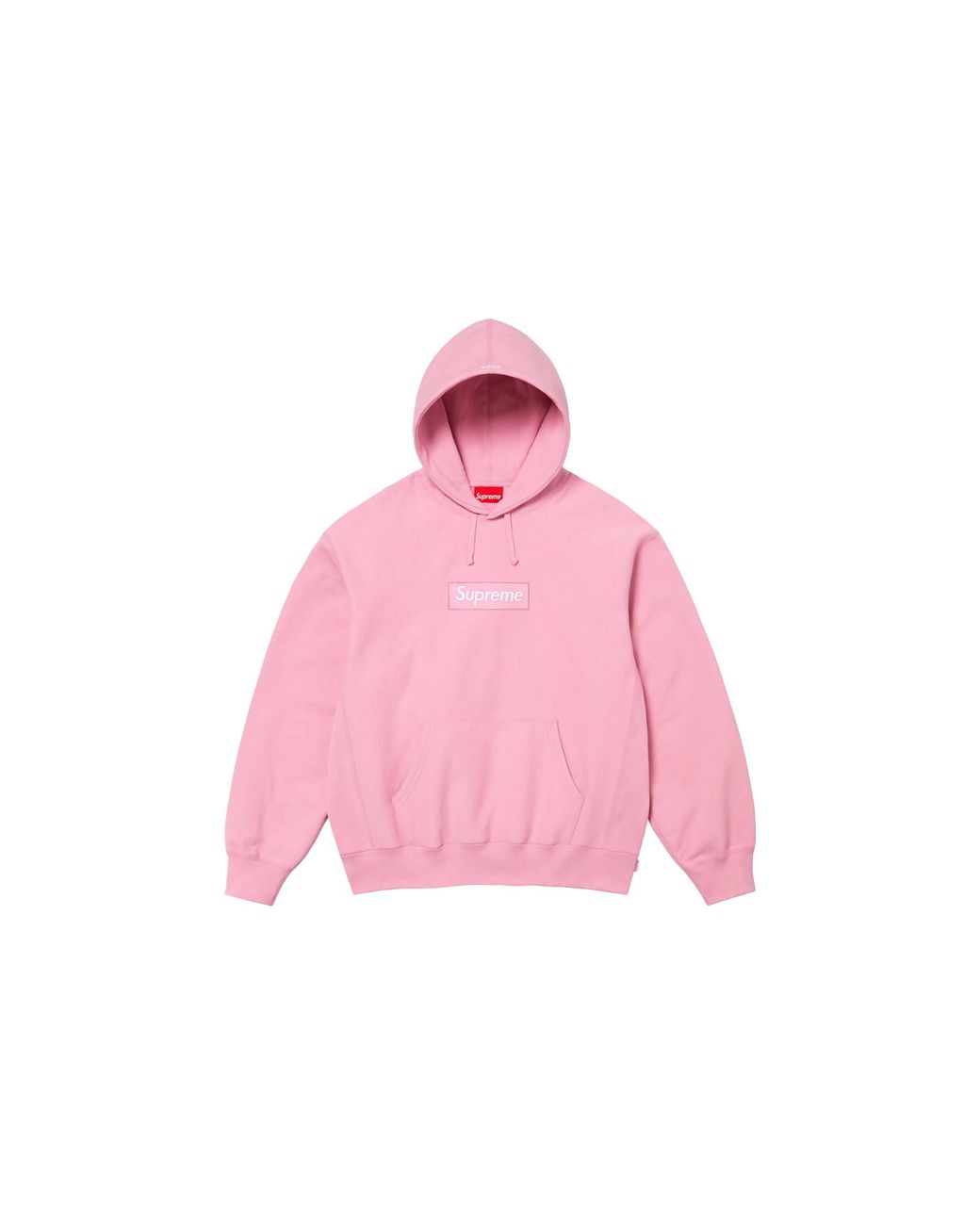 Supreme Pink Box Logo Hooded Sweatshirt "Fw24 Dusty" Su926"