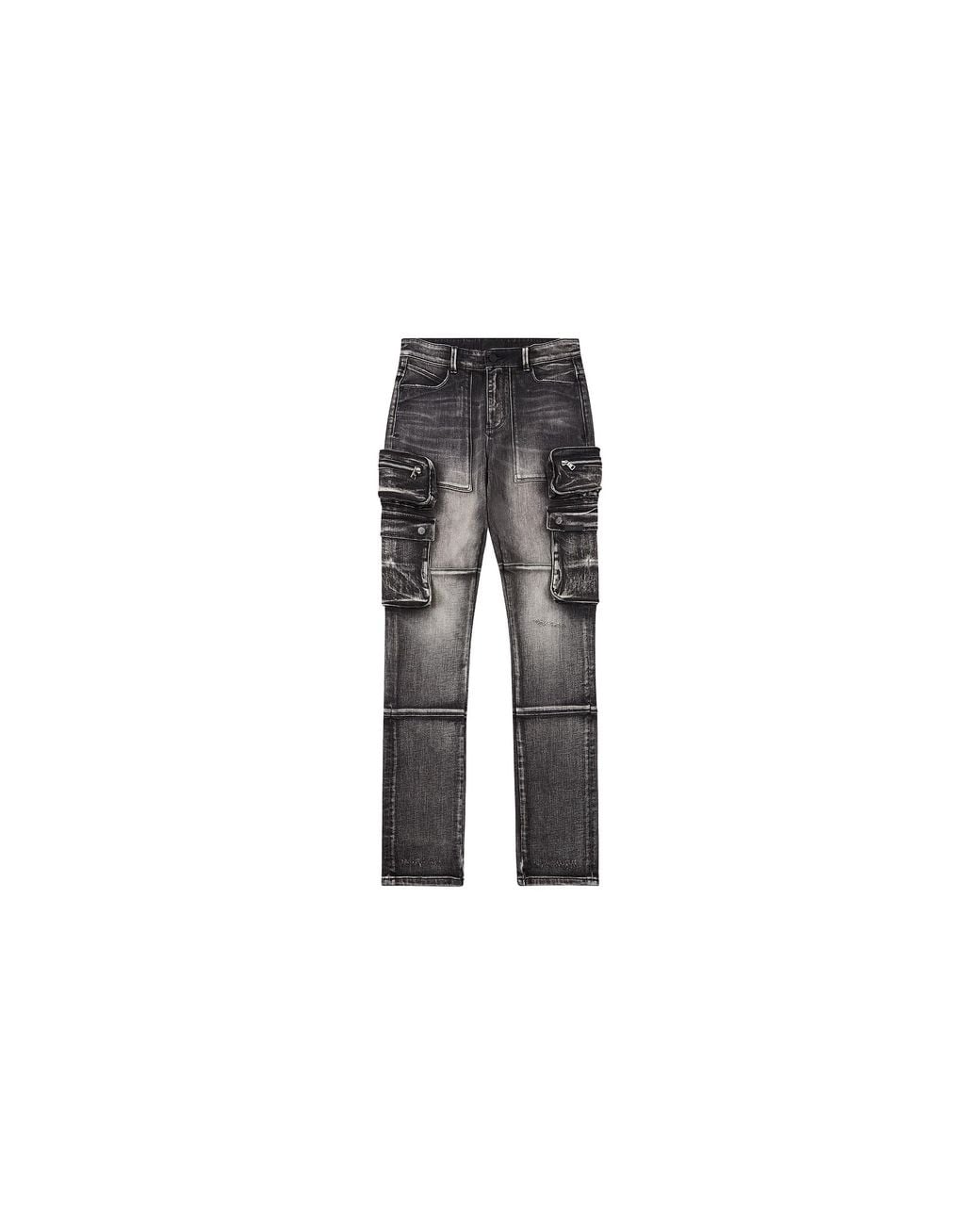 RTA Black Slate Cargo Denim B1839Asstm" for men