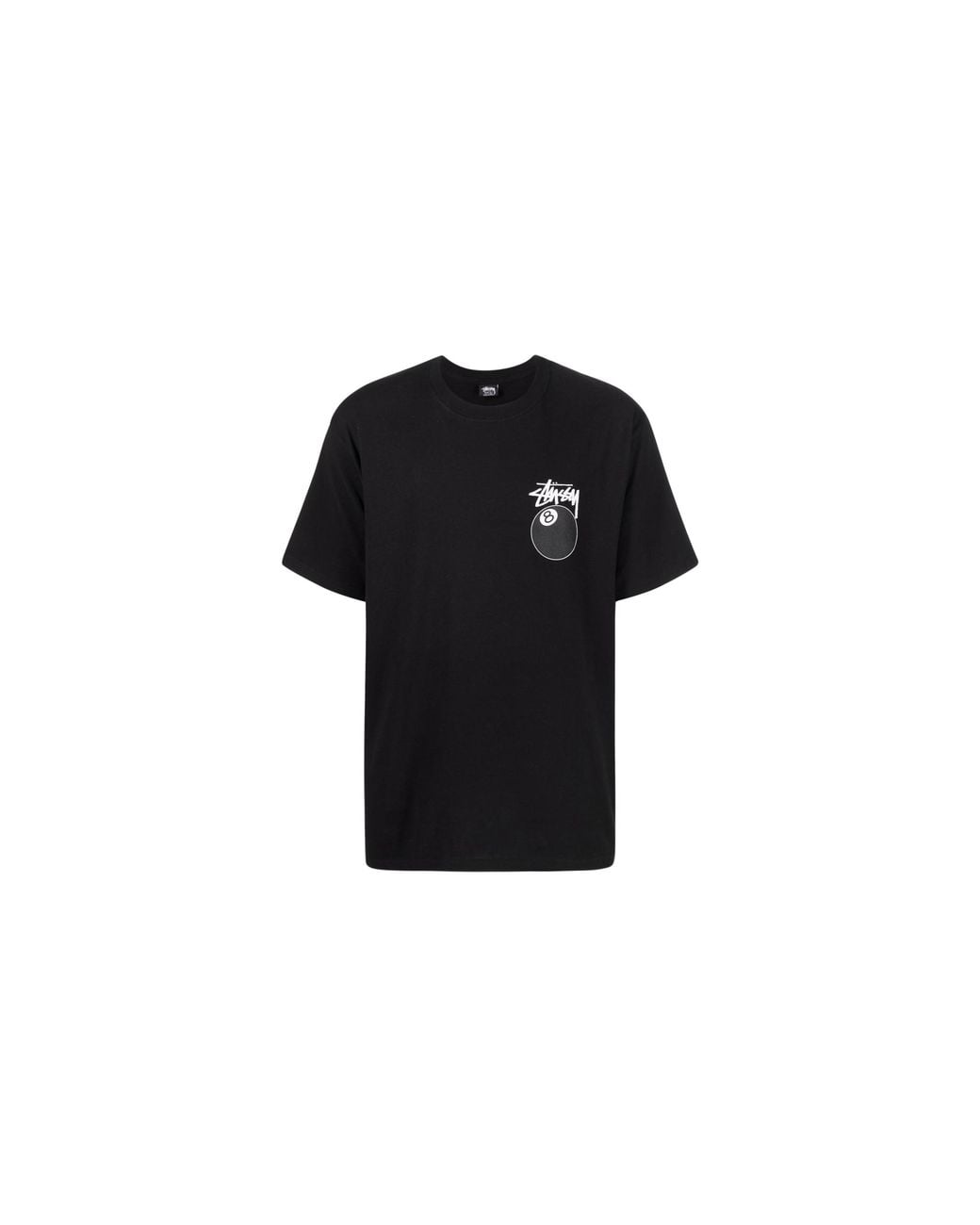 Stussy Black 8 Ball T-Shirt 1904760 Blk" for men