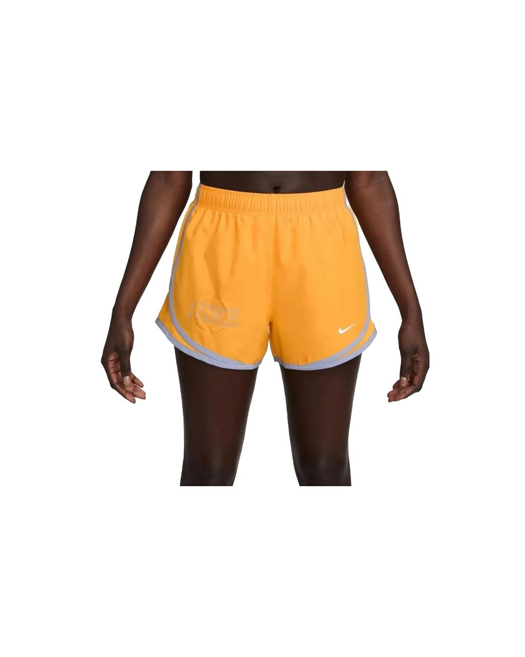 Nike Black Dri-Fit Icon Tempo Lined Running Shorts "Sundial" Dx0177 717"