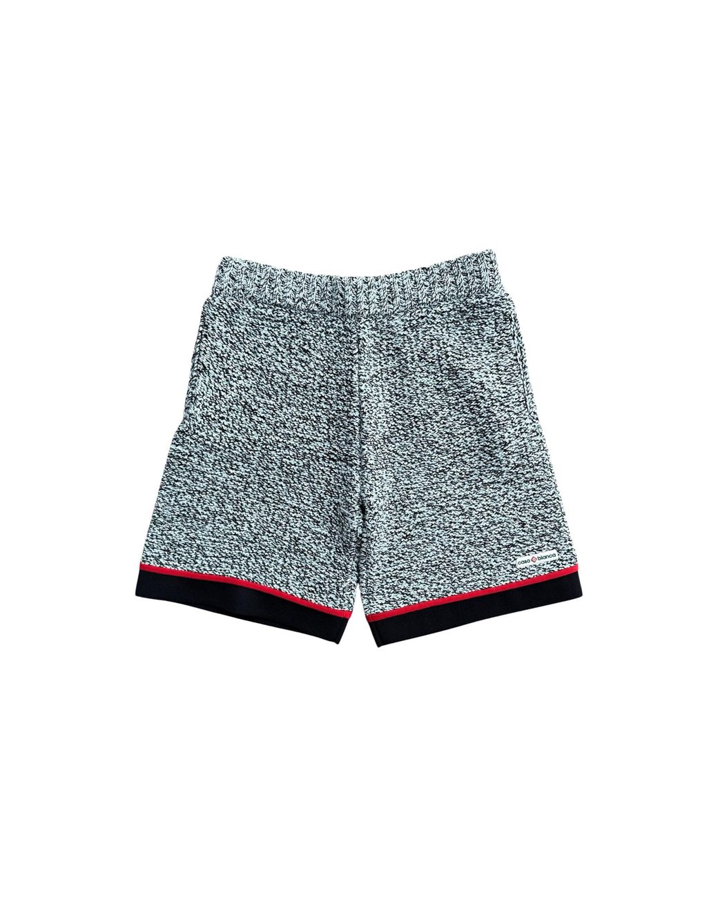 Casablanca Gray Cotton Mouliné Shorts Mpf25 Kw 1009 01" for men