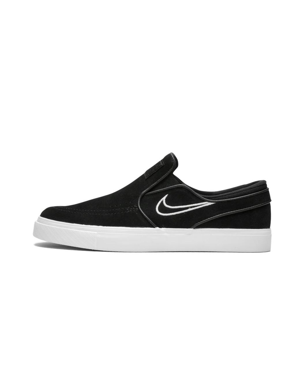 Nike Suede Zoom Stefan Janoski Slip Shoes - Size 11 in Black/White (Black)  for Men | Lyst