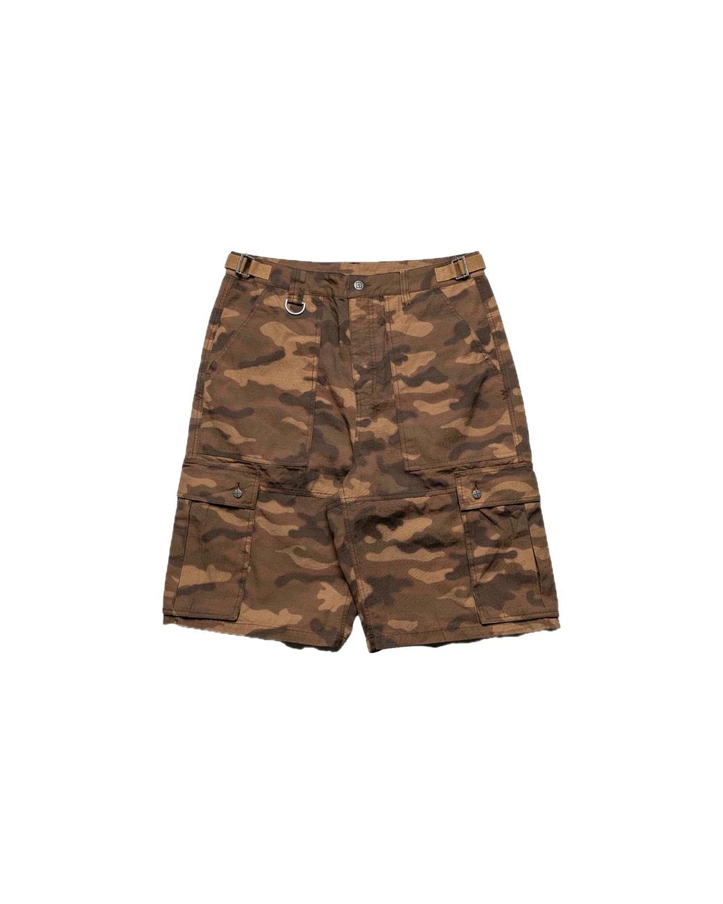 Ksubi Black Troop Cargo Short "Sand Camo" Ksu013" for men