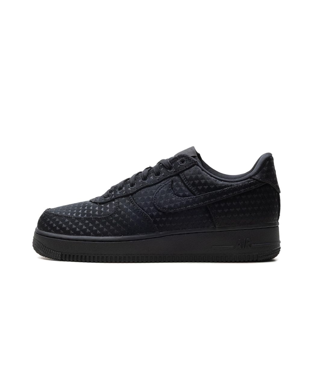 Nike Black Air Force 1 Low "Valentine's Day