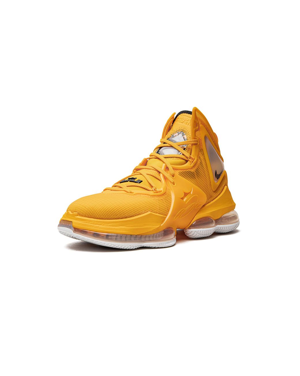 Nike Yellow Lebron 19 "Hard Hat" Cz0203 700" for men