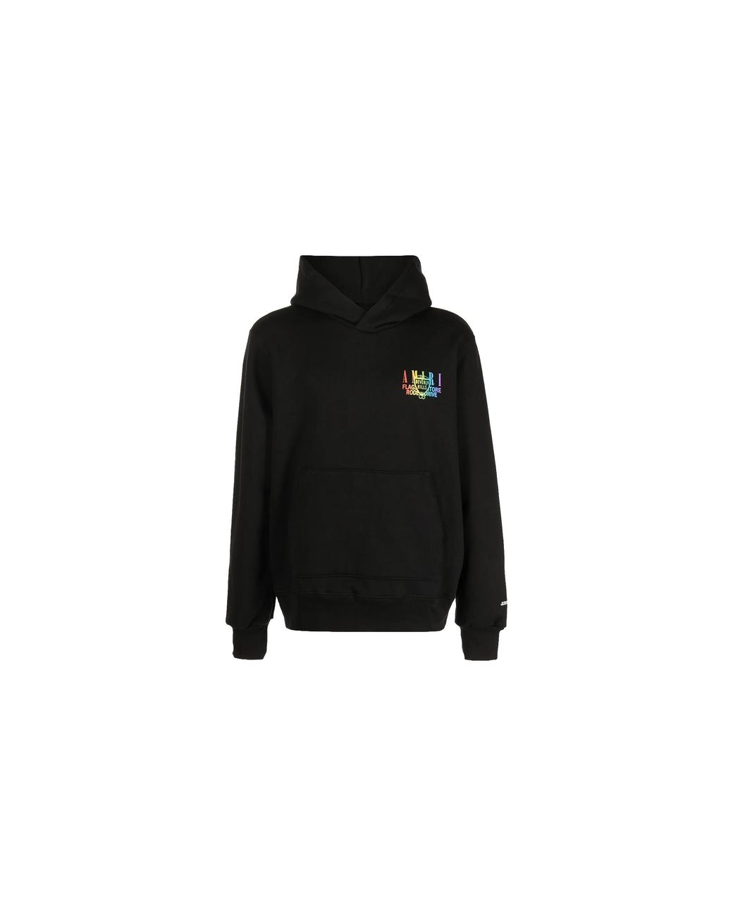 Amiri Black Beverly Hills Hoodie Mjgh083 082" for men