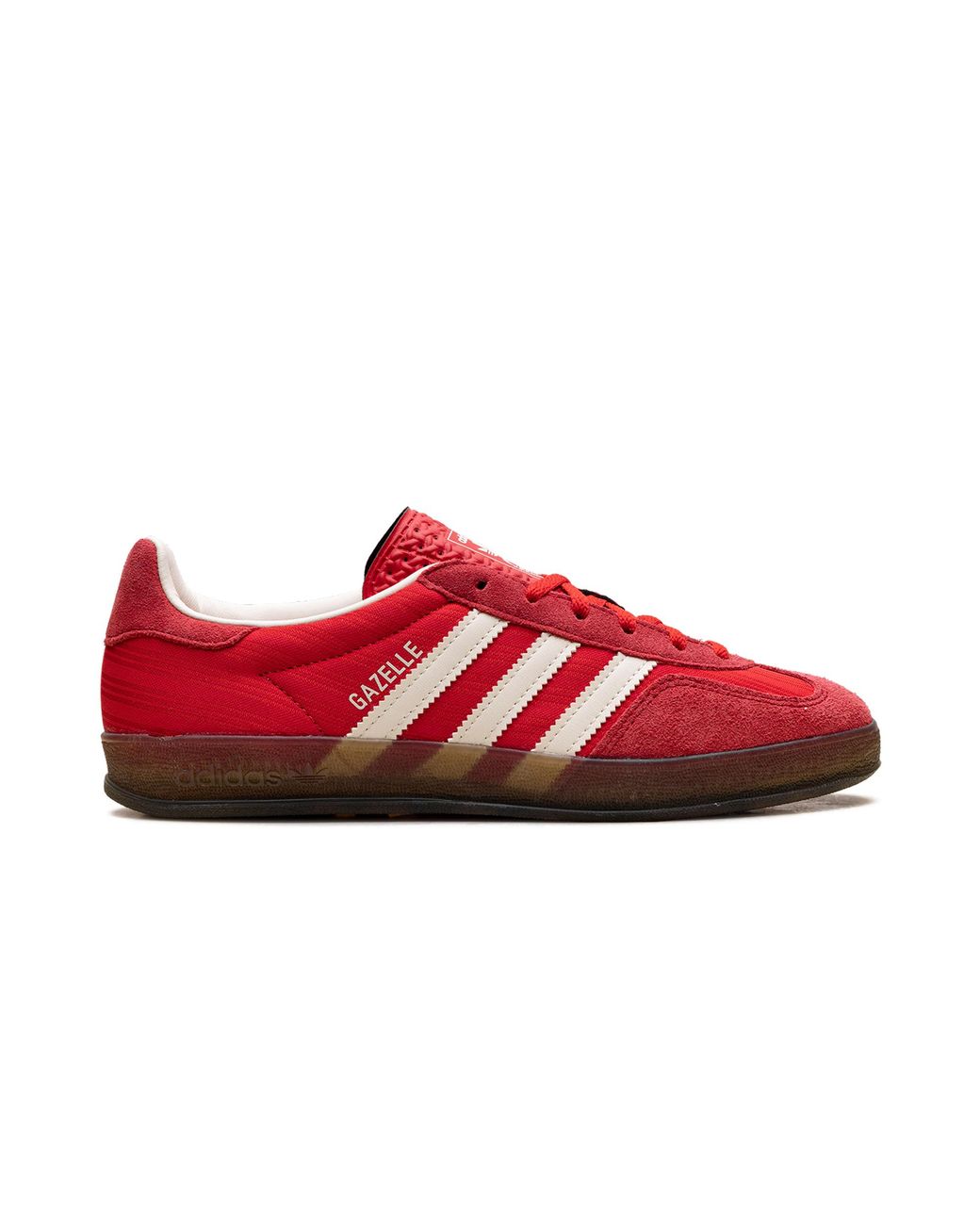 Adidas Red Gazelle Indoor Satin Pinstripe" Js1411"