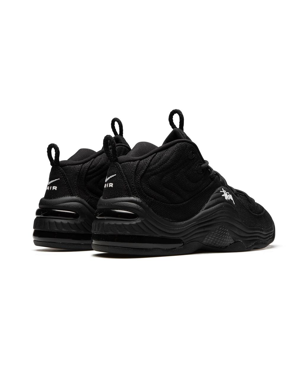 Nike Black Stussy X Air Penny 2 "Triple" Dq5674 001" for men