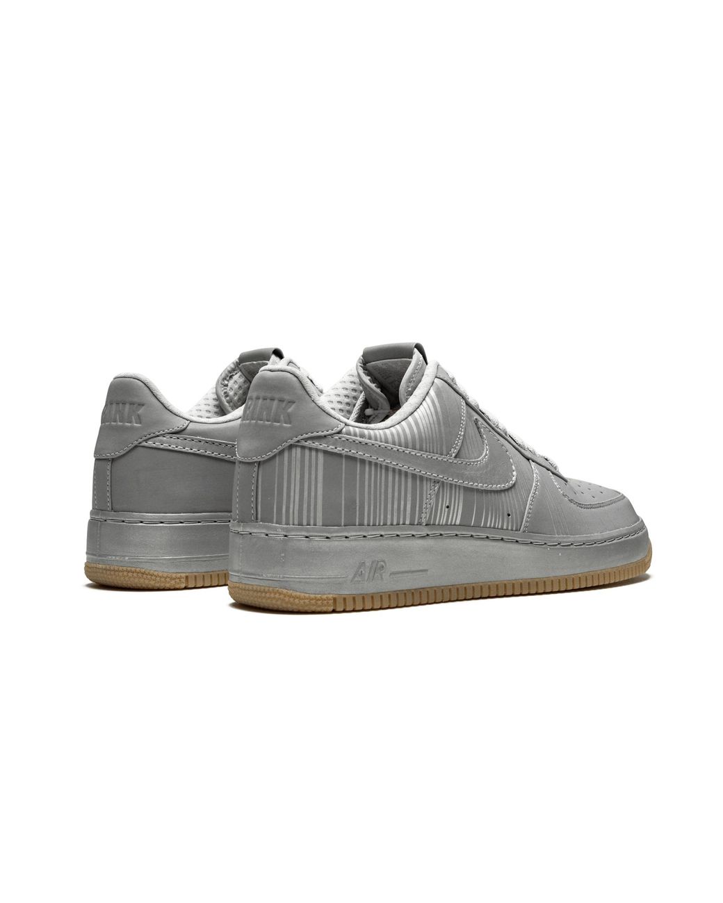 Nike Gray Air Force 1 Low Supreme "Krink" 318985 002" for men