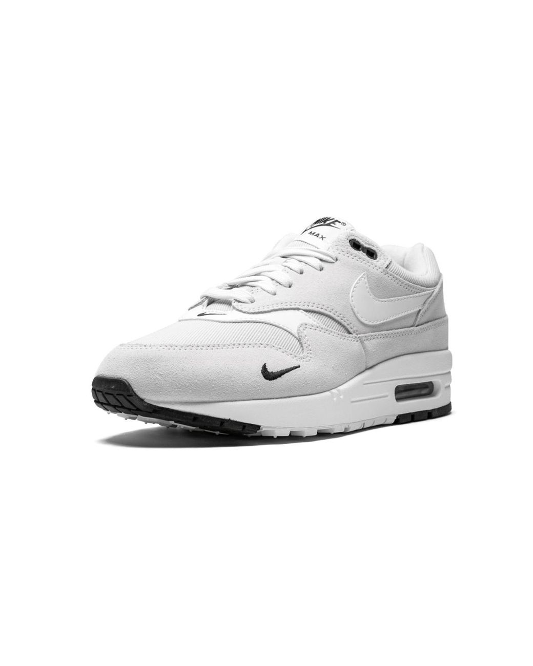 Nike Black Air Max 1 Premium "Pure Platinum" 875844 006" for men