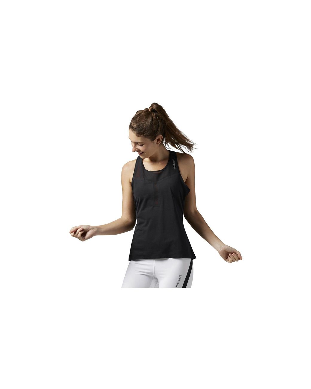 Reebok Black Cardio Tank Aj1115"