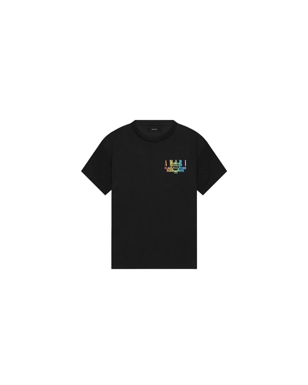 Amiri Black Xo Beverly Hills T-Shirt Mjgt083 082" for men