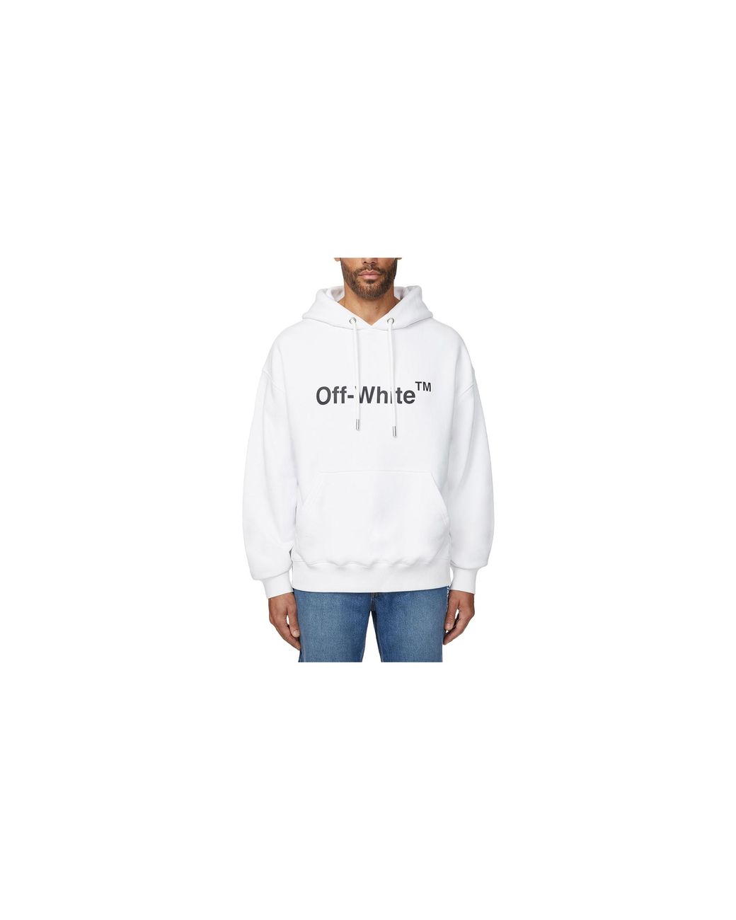 Off-White c/o Virgil Abloh Black Classic Pullover Hoodie Ch Ow Os 00034" for men