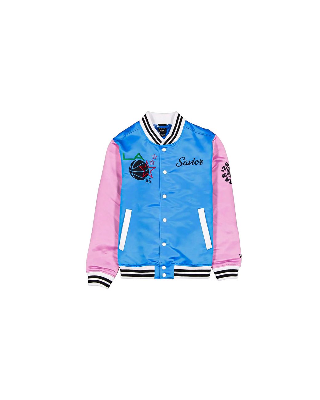 KTZ Blue Nba All-Star Bomber Jacket "Savior Worldwide for men