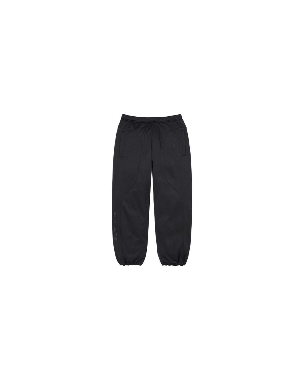 Supreme Black Jordan Tricot Track Pant "Fw24" Su688"