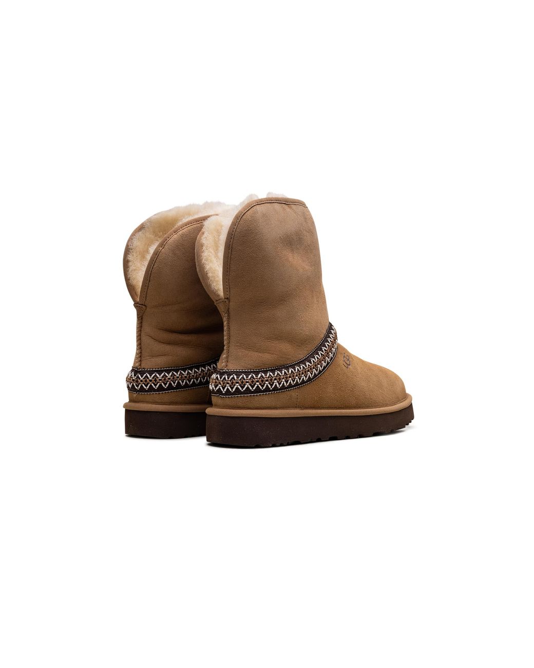 Ugg Black Classic Short Crescent Boot "Chestnut" 1161770 Che"