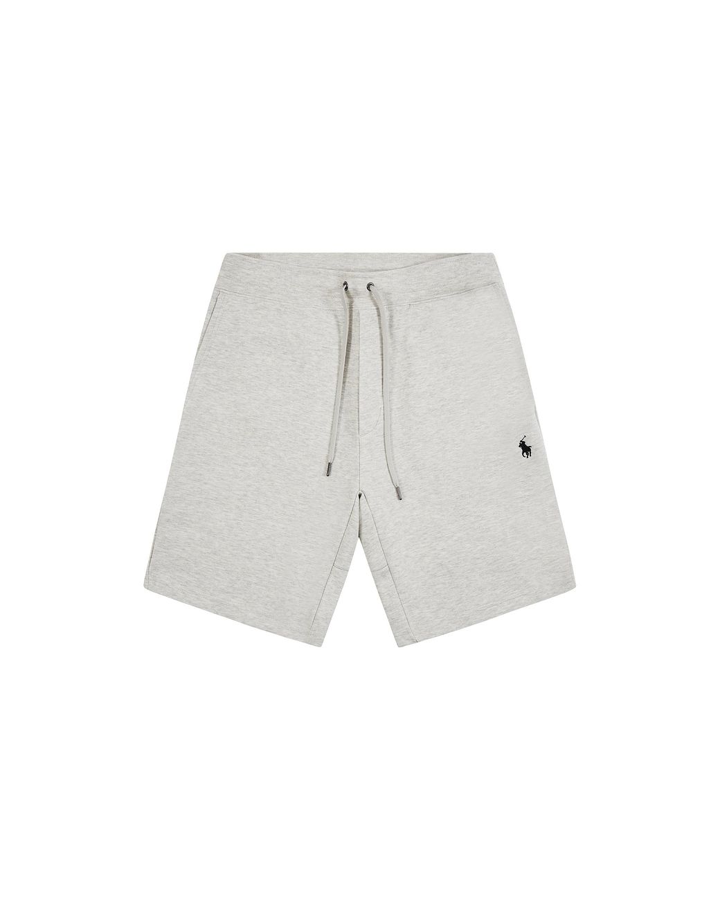 Polo Ralph Lauren Black Double-Knit Tech Shorts "Light Heather" 710881520500" for men