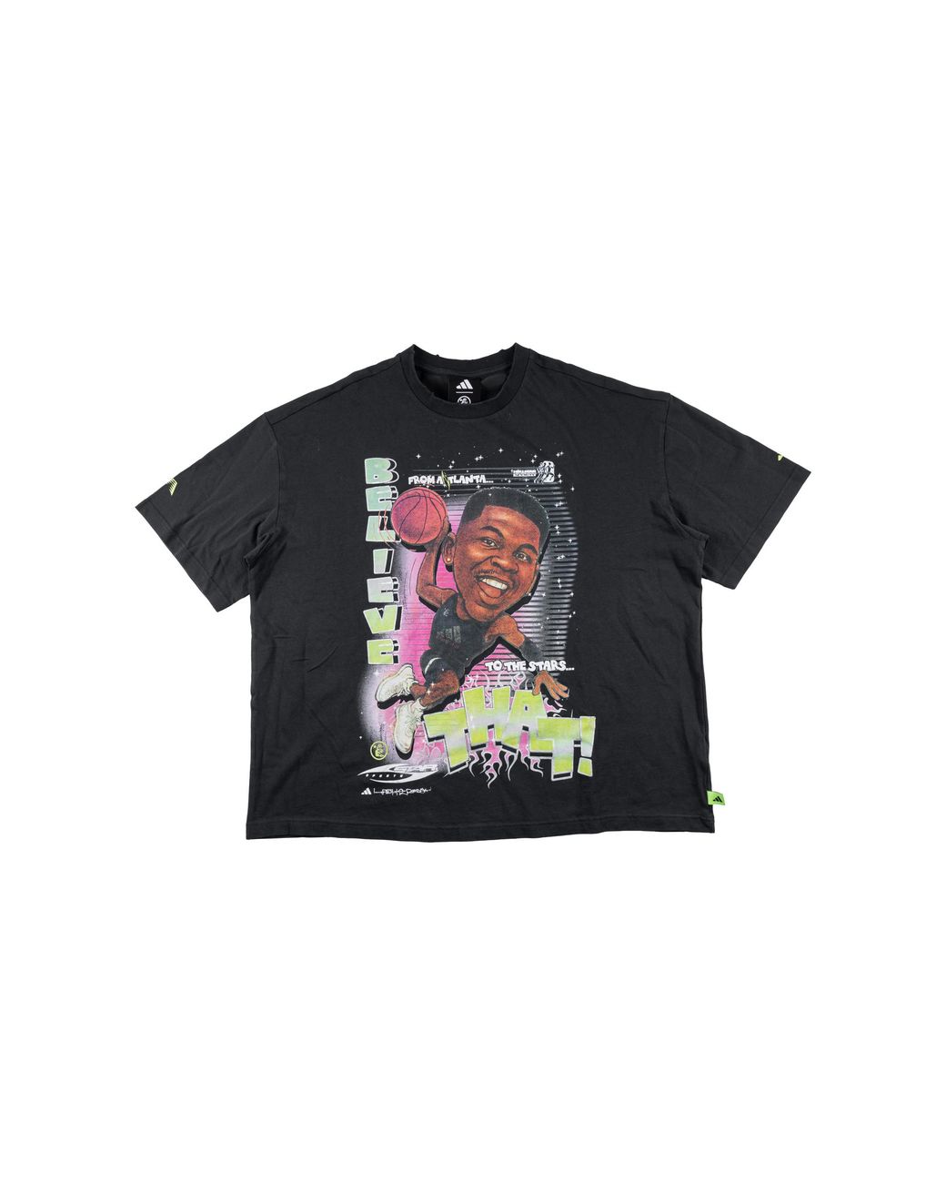 HELLSTAR Black Anthony Edwards T-Shirt "All Star Weekend 2026 for men