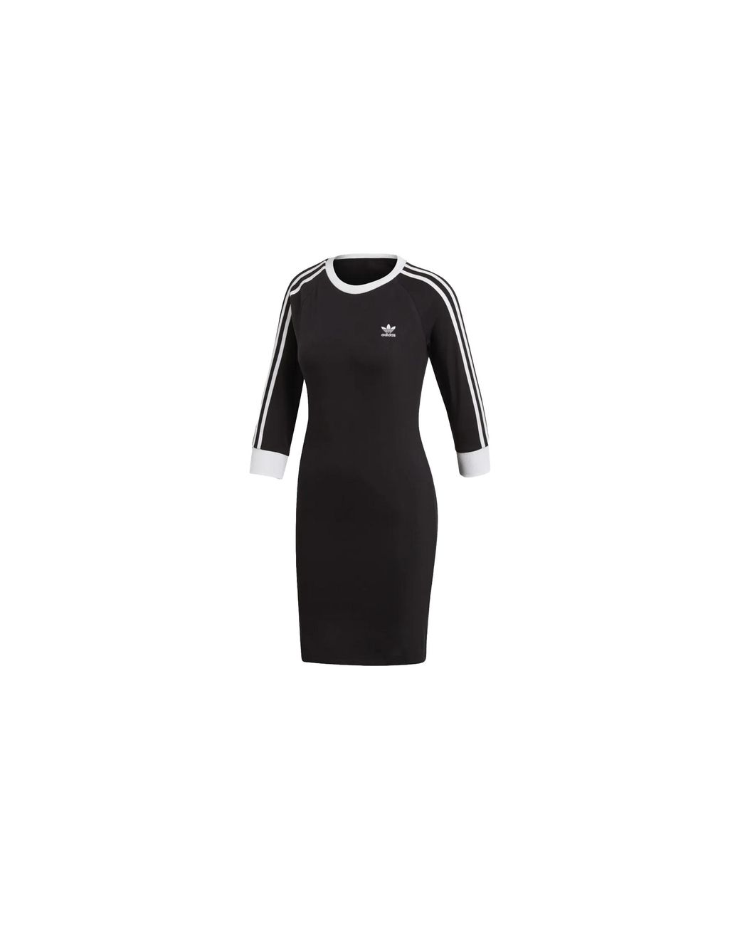 Adidas Black 3 Stripes Dress Dv2567"