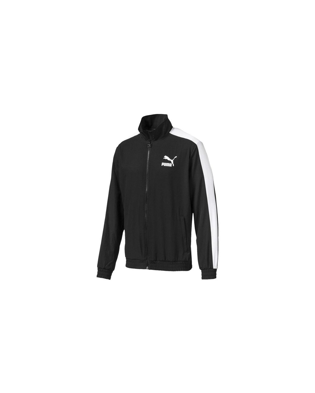 PUMA Black Iconic T7 Woven Track Jacket 595293 01" for men