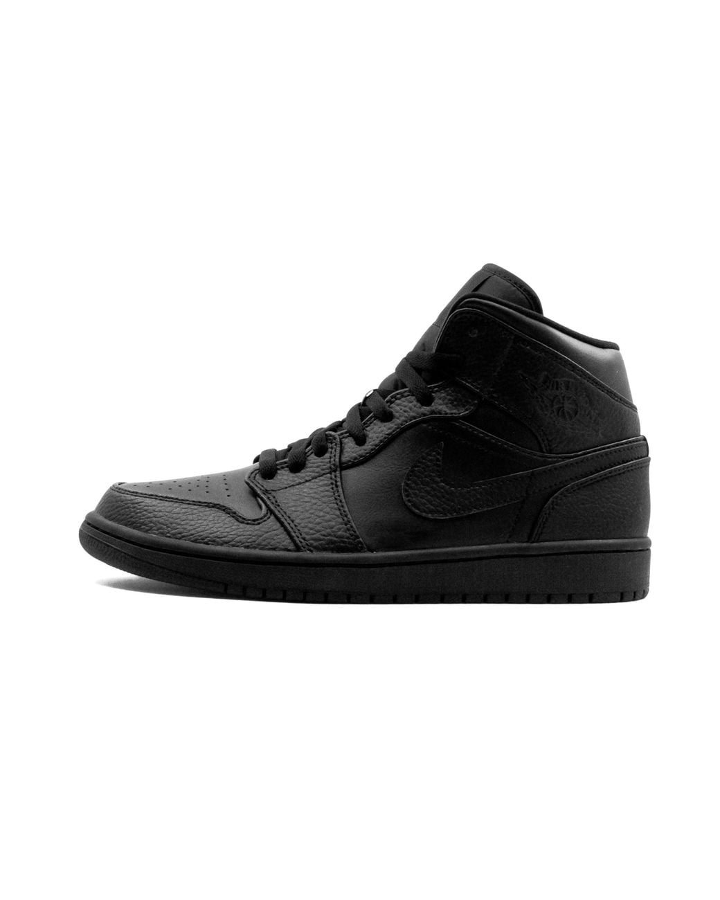 Nike Black Air 1 Mid "Triple" 554724 091" for men