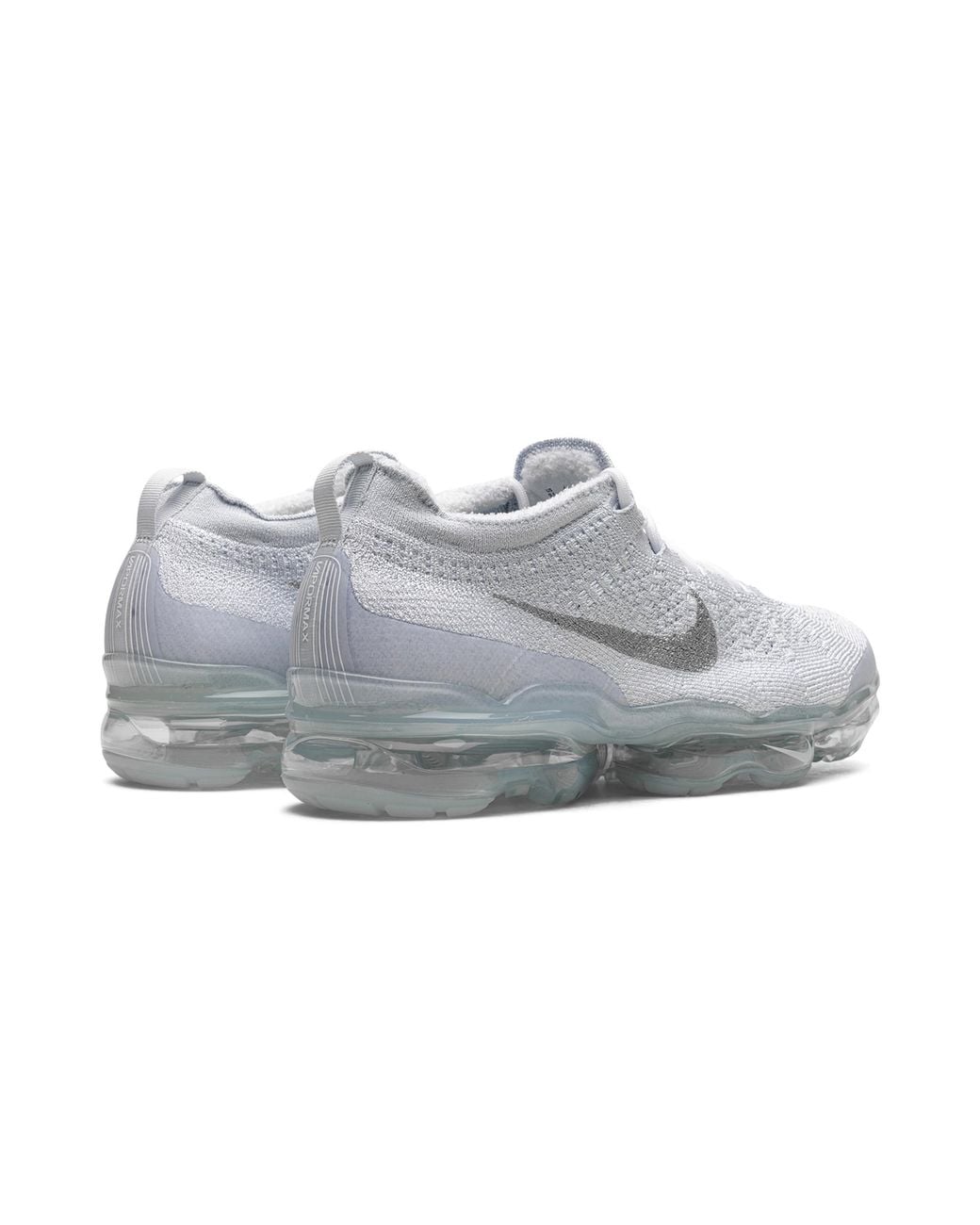Nike Black Vapormax 2023 Flyknit "Pure Platinum" Dv1678 002" for men