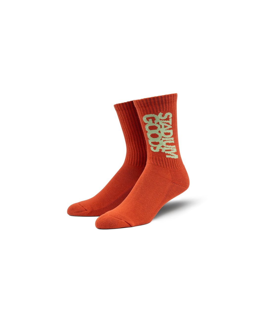 Stadium Goods Red Crew Sock "Mountain" Sgs0440"