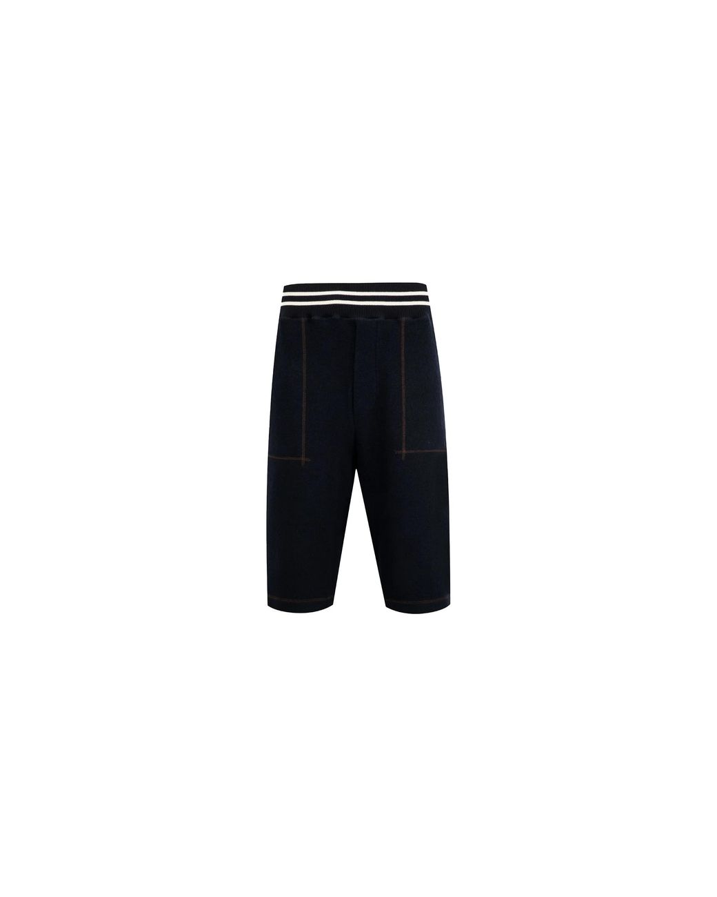 Wales Bonner Black October Shorts Ma25Je19Je04503" for men