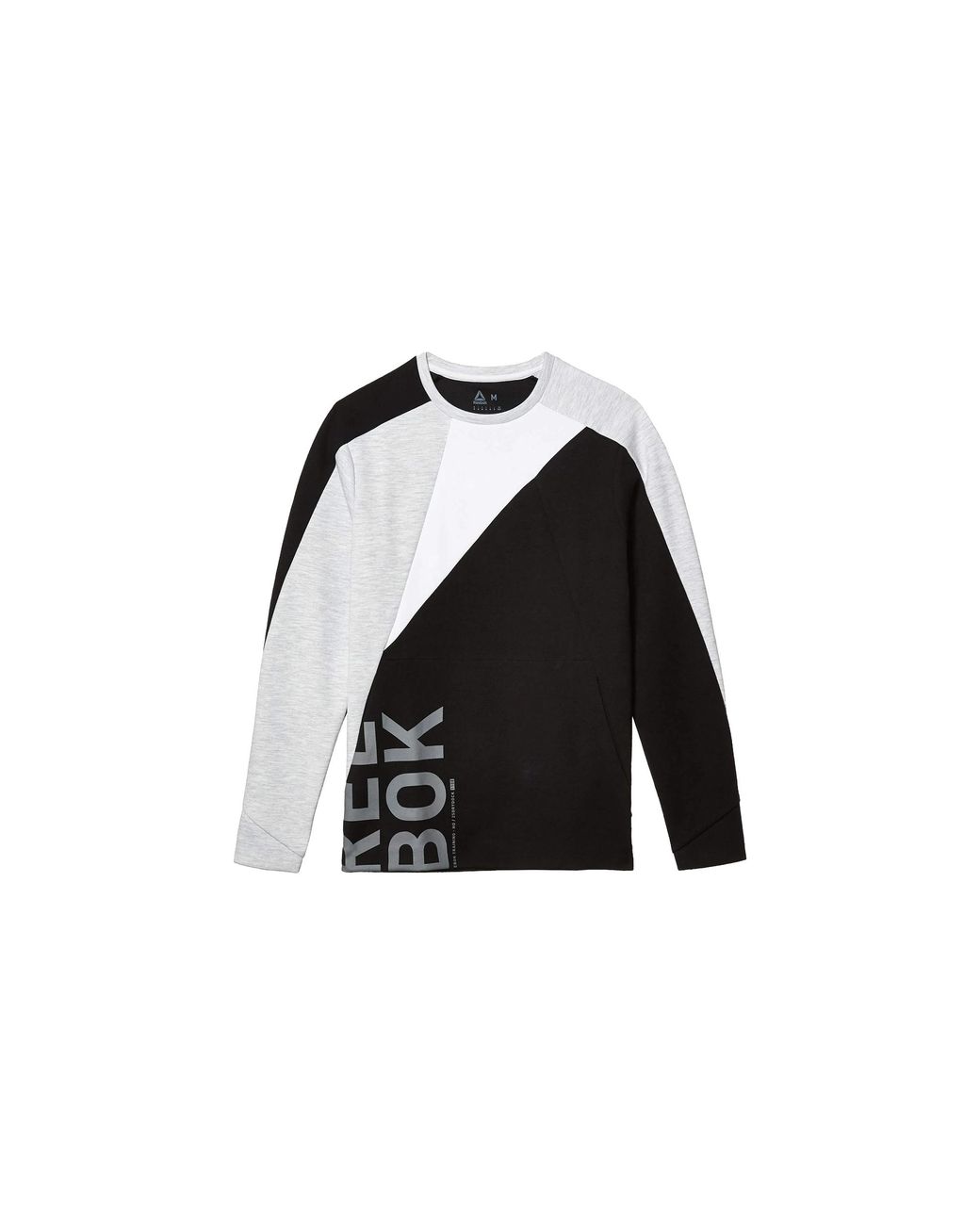 Reebok Black One Series Training Colorblock Sweatshirt Ec0991" for men