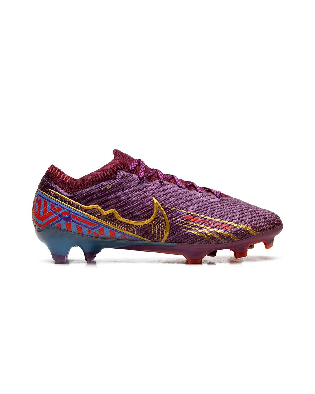 Nike Purple Zoom Mercurial Vapor 15 Elite Km Fg Cleats "Mbappe Dark Beetroot" Dr9996 694" for men