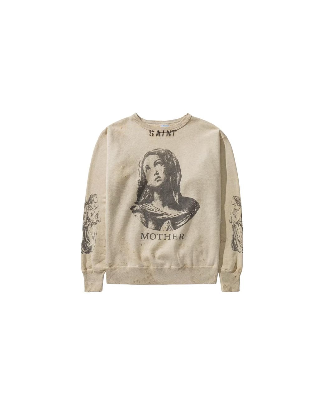 SAINT Mxxxxxx Black Mother Crewneck Sweatshirt Sm A22 0000 017" for men