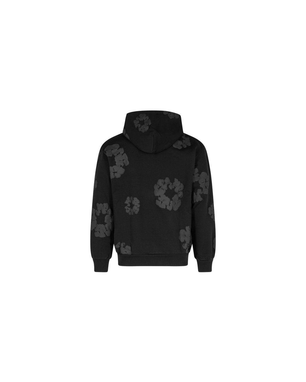 DENIM TEARS Black Mono Cotton Wreath Sweatshirt Dt024" for men